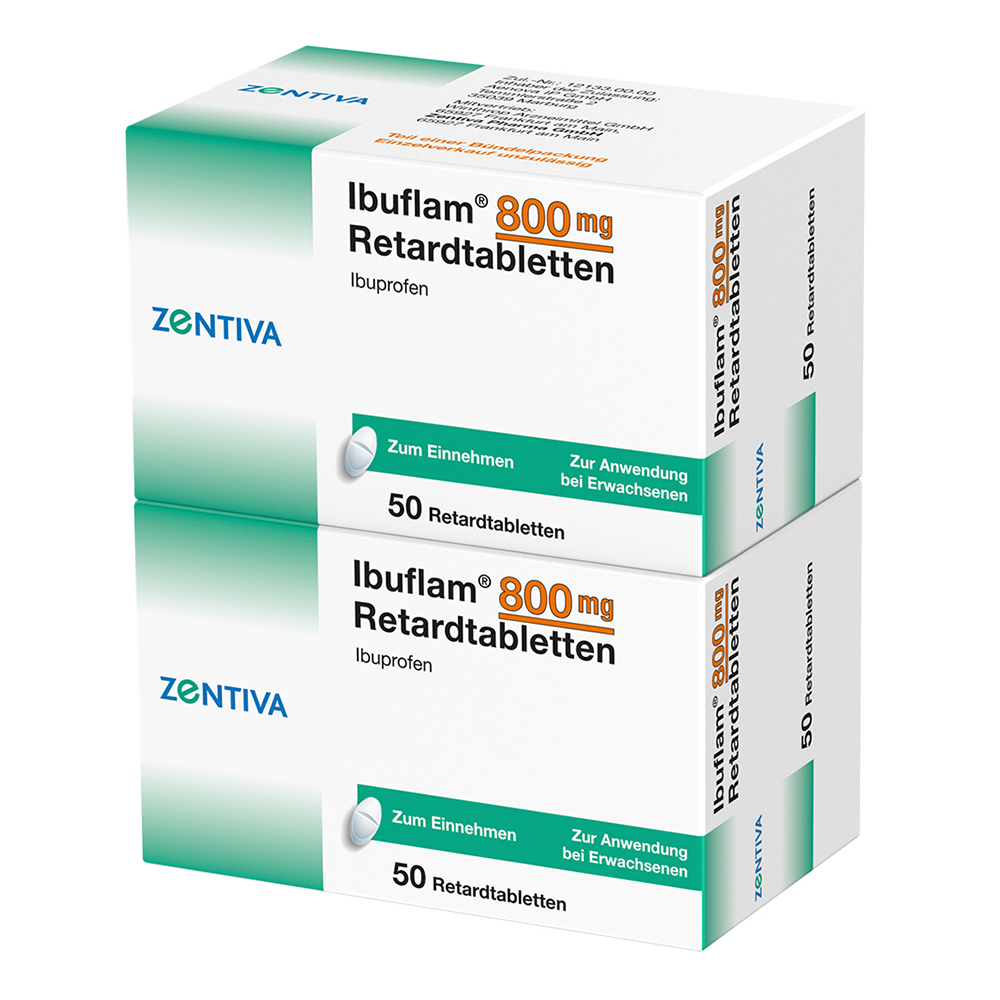 Ibuflam 800mg 100 St Retard-Tabletten