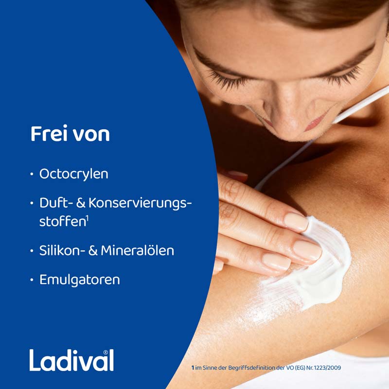 Ladival Allergische Haut Sonnenschutz-Gel LSF 50+: Sonnencreme für den Körper bei Sonnenallergie und Mallorca-Akne, wasserfest, mit 4-fach Zellschutz, 200ml