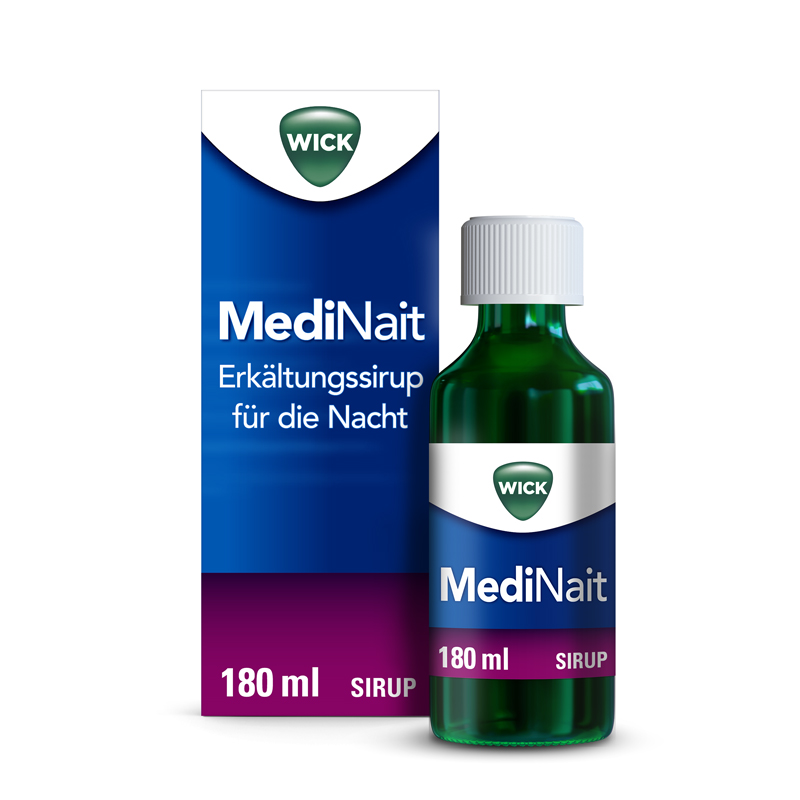 WICK MediNait Erkältungssirup für die Nacht 180 ml Sirup