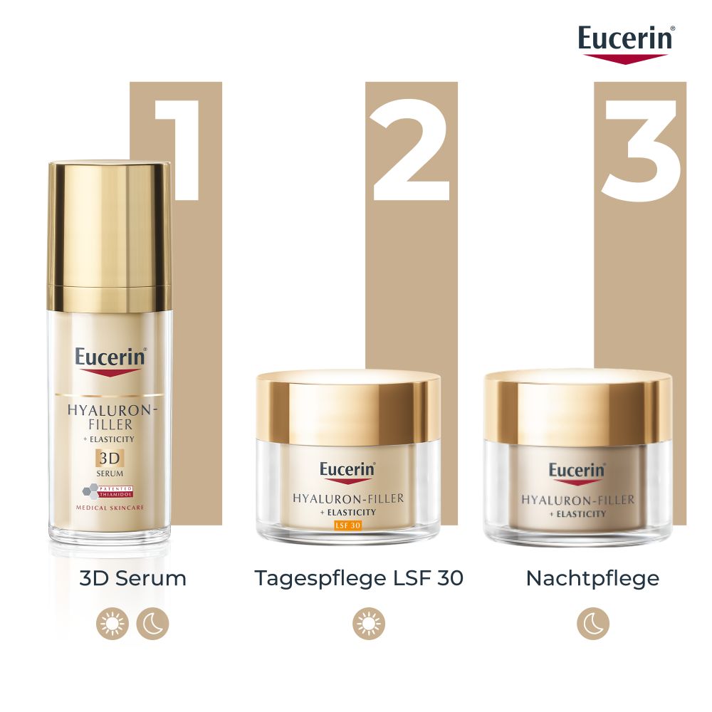 Eucerin HYALURON FILLER + ELASTICITY Nachtpflege 50 ml Creme