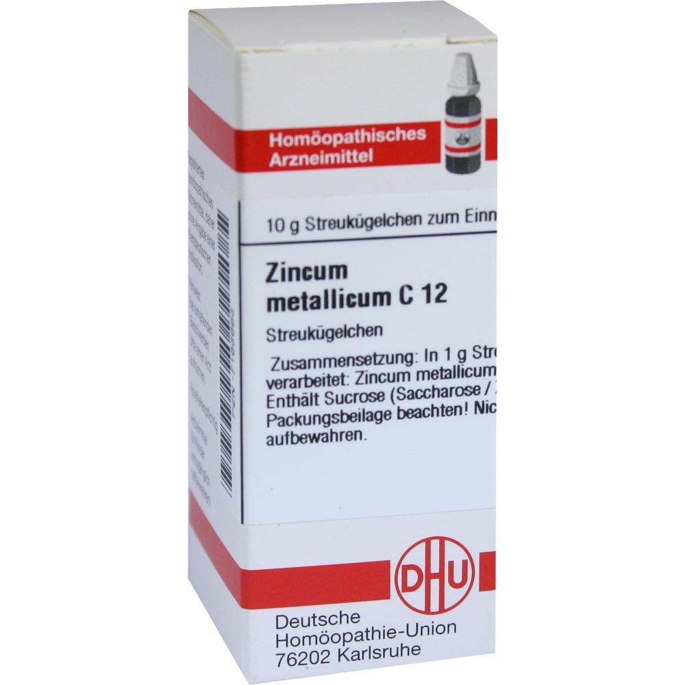 ZINCUM METALLICUM C 12 Globuli 10 g Globuli