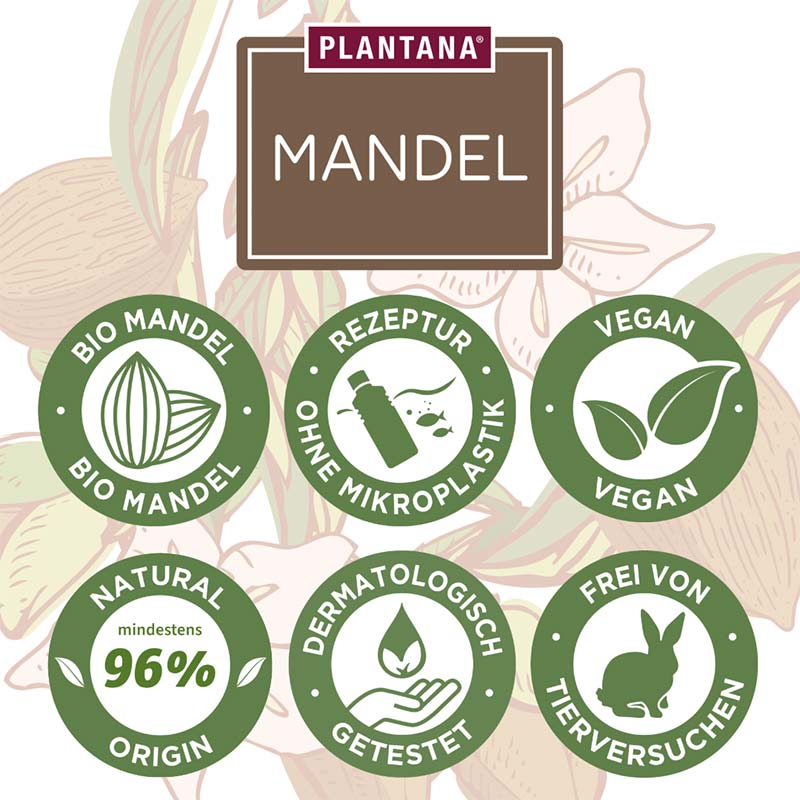 PLANTANA Körpermilch Mandel 250 ml Milch