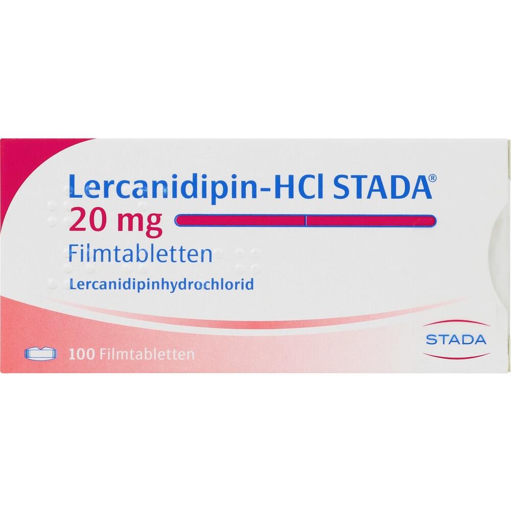Lercanidipin-HCL STADA 20mg 100 St Filmtabletten