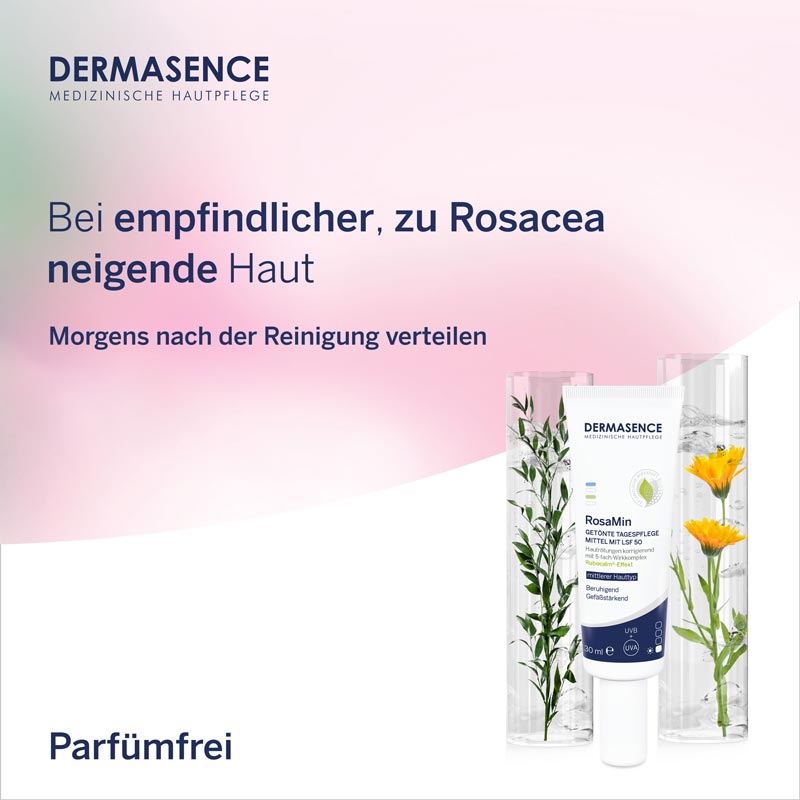 DERMASENCE RosaMin GETÖNTE TAGESPFLEGE MITTEL LSF 50 30 ml Creme