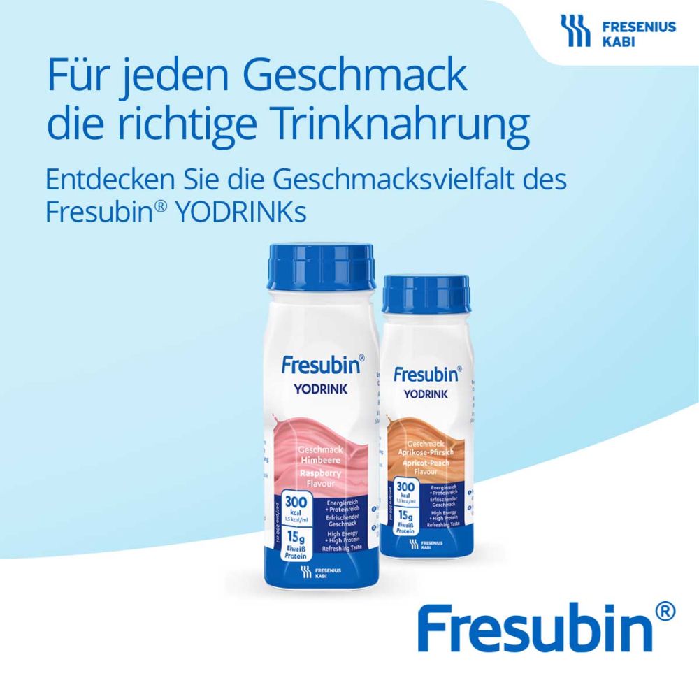 Fresubin YODRINK Himbeere 4X200 ml Flüssigkeit