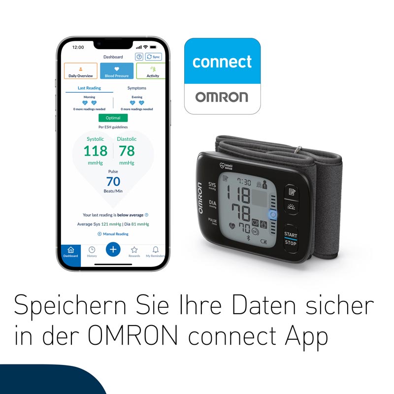 OMRON R27 Intelli IT Handgelenk Blutdruckmessgerät 1 St