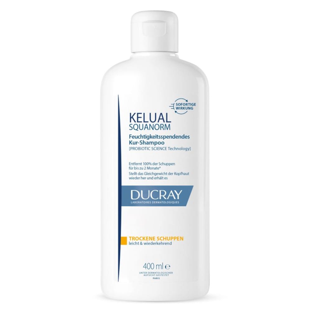 DUCRAY KELUAL SQUANORM Shampoo Trockene Schuppen 400 ml Shampoo