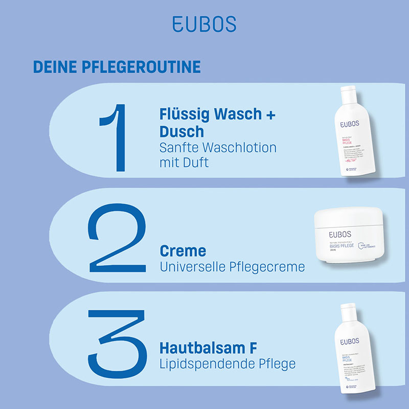 EUBOS BASISPFLEGE FLÜSSIG WASCH+DUSCH WASCHLOTION Nachfüllbeutel 400 ml Flüssigkeit