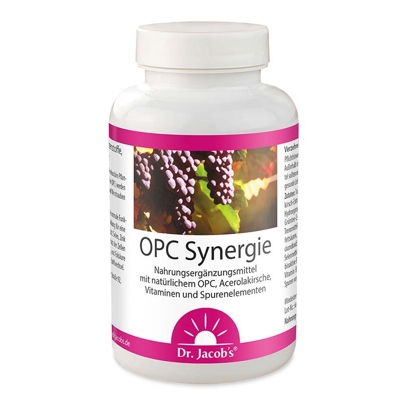 Dr. Jacob's OPC Synergie Traubenkernextrakt mit Acerola