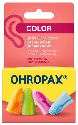 OHROPAX COLOR IN-OHR-Stöpsel 8 St