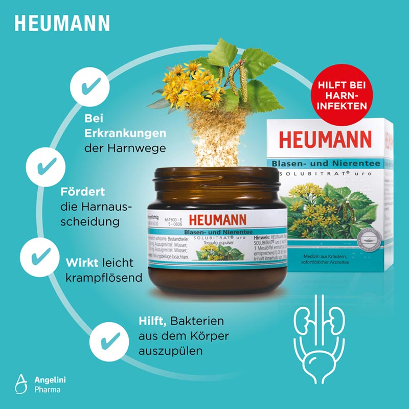HEUMANN Blasen- und Nierentee SOLUBITRAT uro 60 g Instanttee