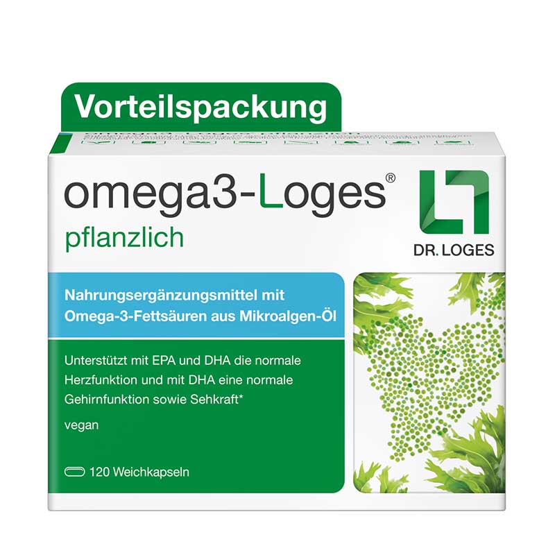omega3-Loges pflanzlich 120 St Kapseln