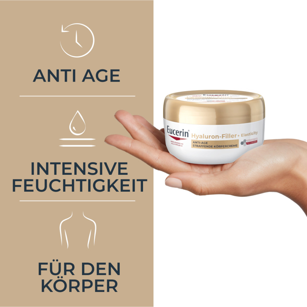 Eucerin Hyaluron Filler + Elasticity Anti Age Straffende Körpercreme 200 ml Creme