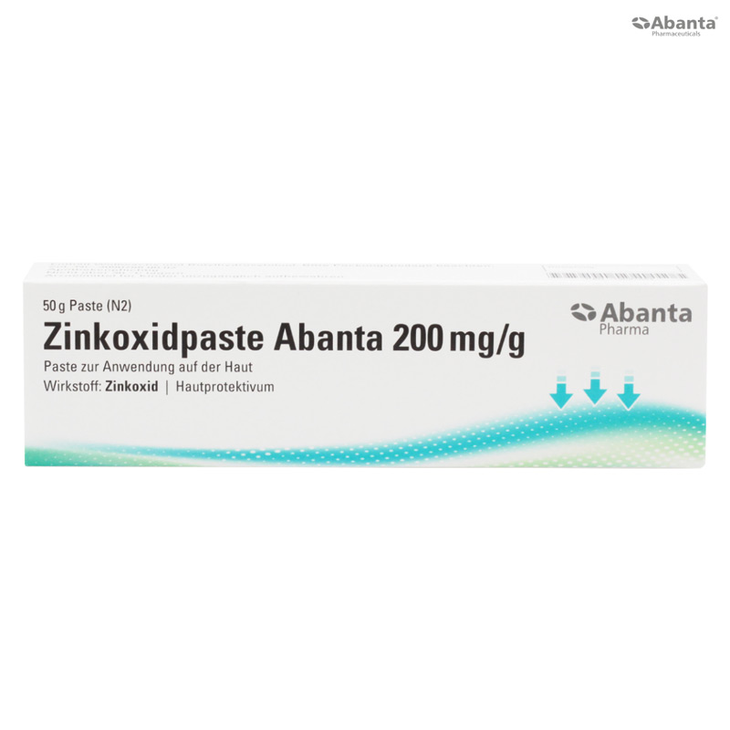 Zinkoxidpaste Abanta 200 mg/g 50 g Paste