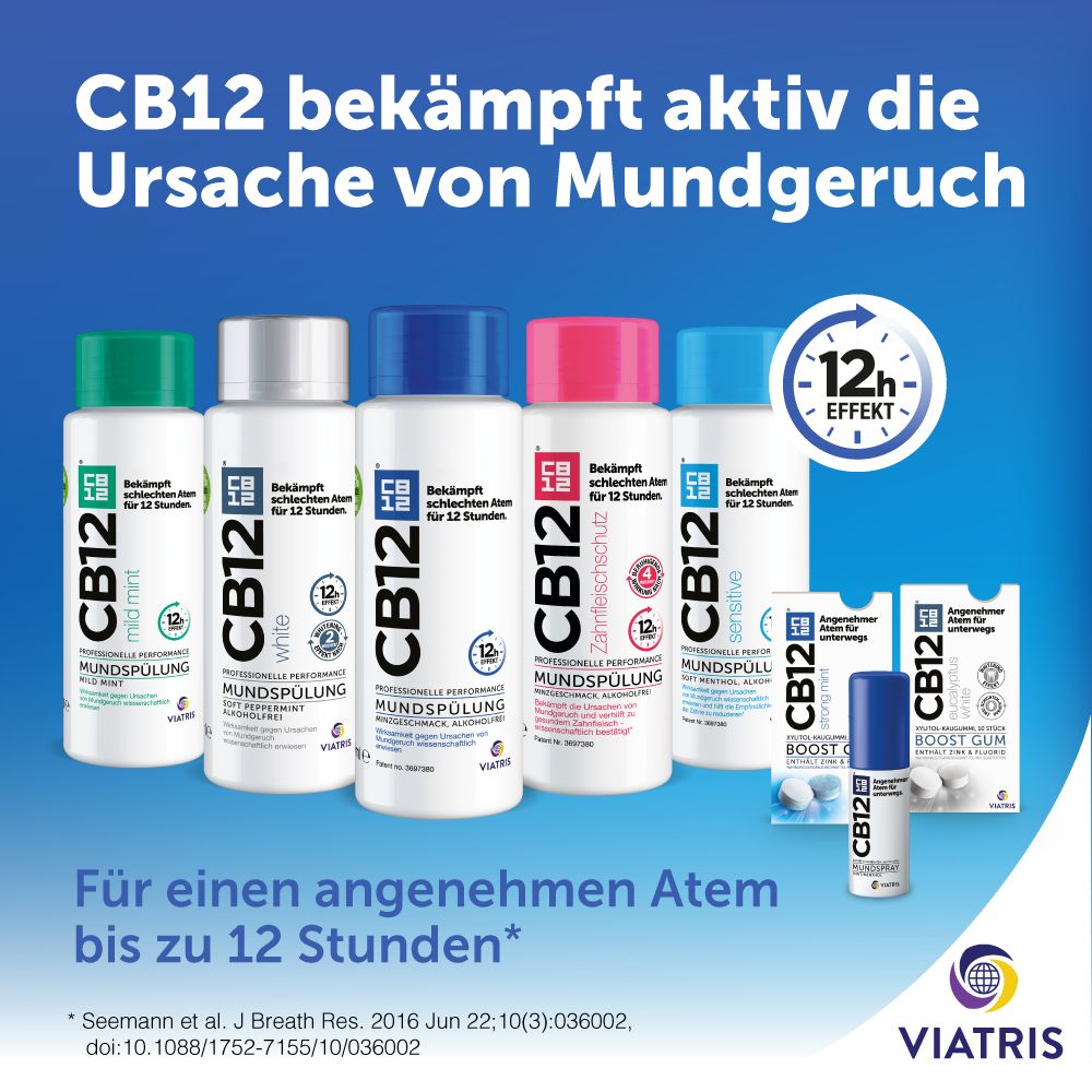 CB12 Zahnfleischschutz MUNDSPÜLUNG 500 ml Spüllösung