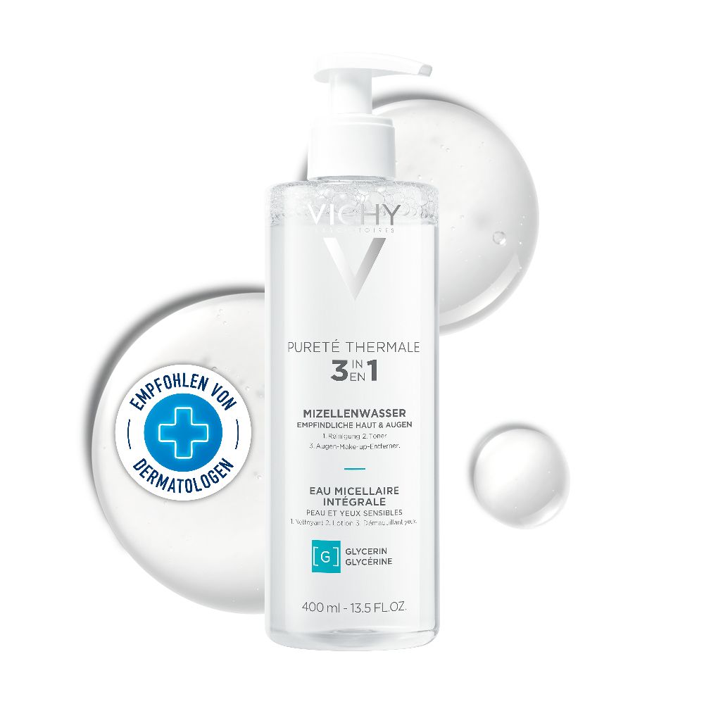 Vichy Pureté Thermale Minéral Mizellen  400 ml Flüssigkeit