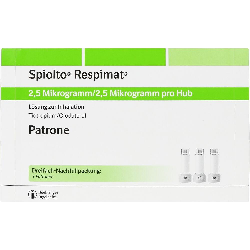 Spiolto Respimat 2,5 Mikrogramm/2,5 Mikrogramm pro Hub 3X4.0 ml Inhalationslösung