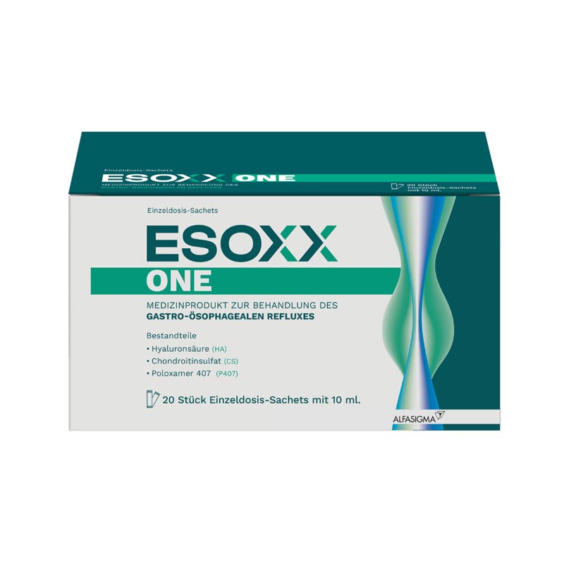 Esoxx One bei Sodbrennen, Reflux 20X10 ml Suspension