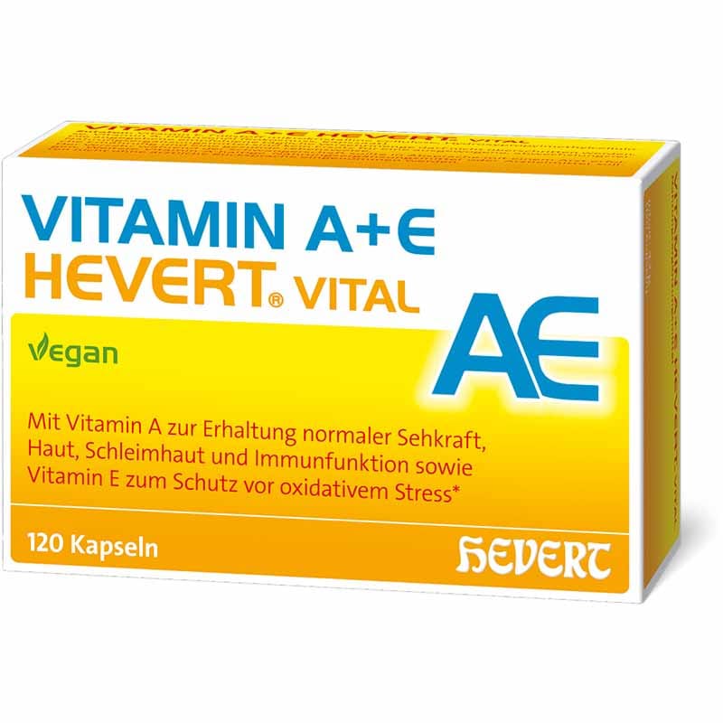 VITAMIN A + E HEVERT VITAL 120 St Kapseln