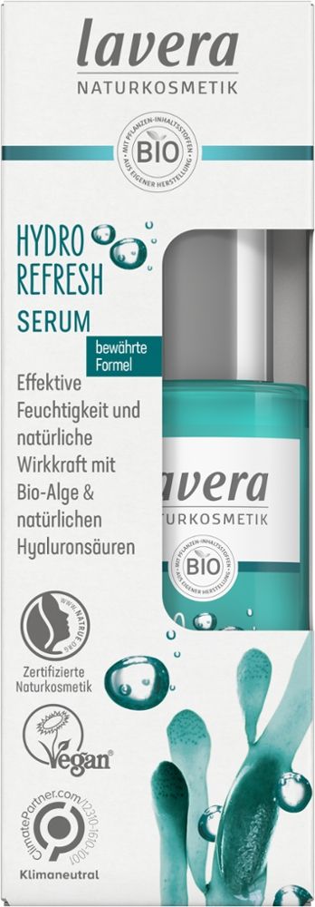 lavera HYDRO REFRESH SERUM 30 ml Tagescreme