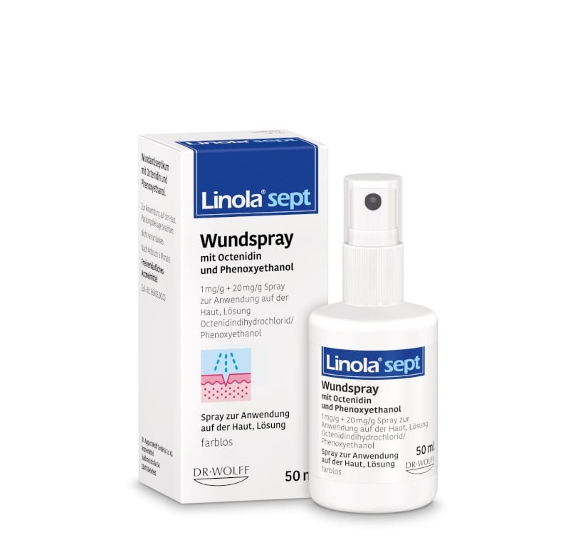 Linola sept Wundspray - Desinfektion bei Wunden 50 ml Lösung
