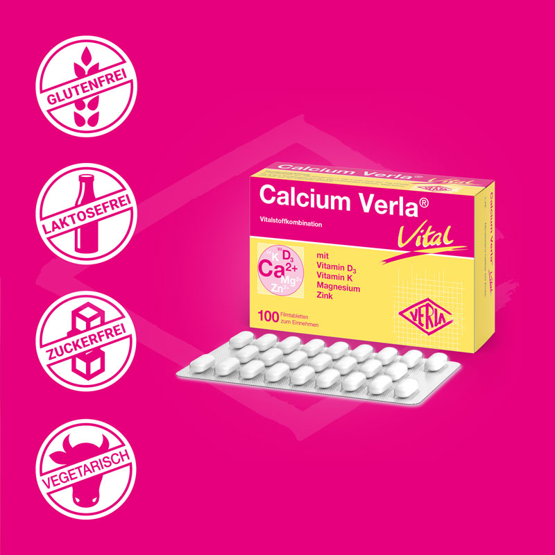 CALCIUM VERLA Vital Filmtabletten 100 St Filmtabletten