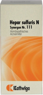 SYNERGON KOMPLEX 111 Hepar sulfuris N Tabletten 100 St Tabletten