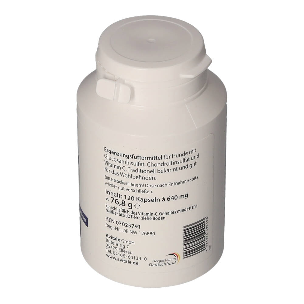 Avitale GLUCOSAMIN PLUS CHONDROITIN vet. 120 St Kapseln