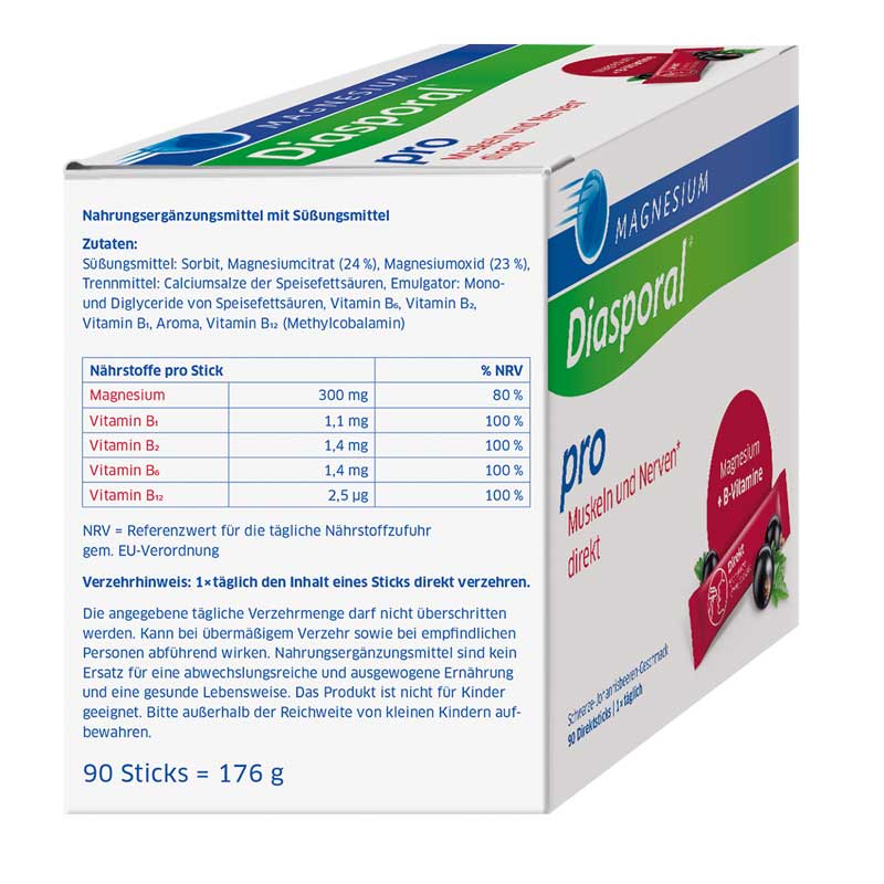 MAGNESIUM Diasporal pro  90 St Granulat