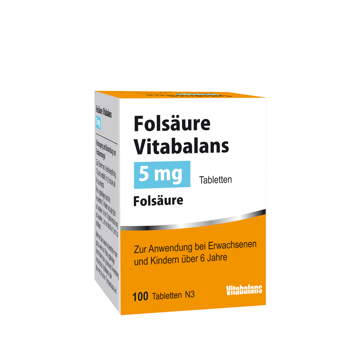 Folsäure Vitabalans 5mg 100 St Tabletten