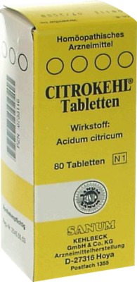 CITROKEHL Tabletten 80 St Tabletten