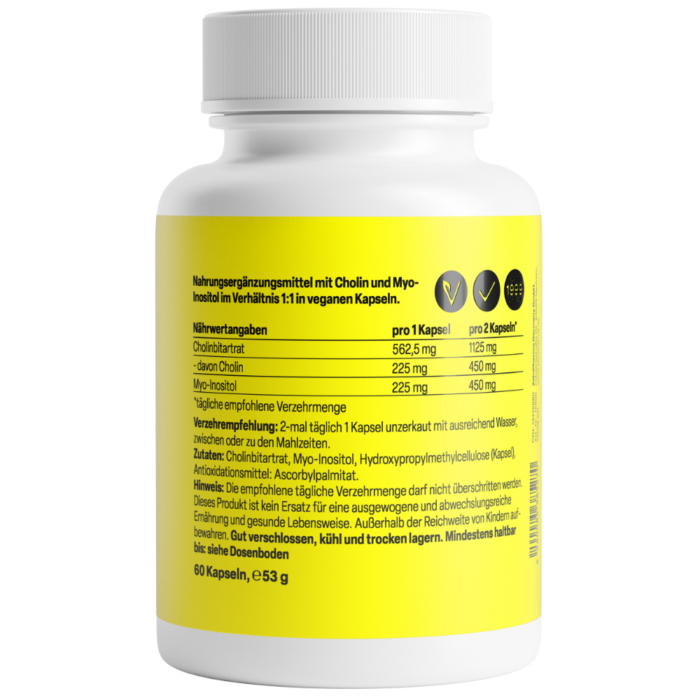 Zein PHARMA Inositol + Cholin 450mg/450mg 60 St Kapseln