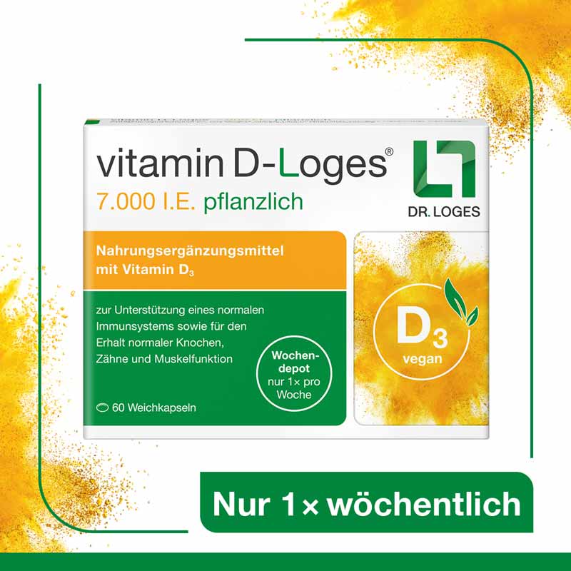 vitamin D-Loges 7.000 I.E pflanzlich 90 St Weichkapseln
