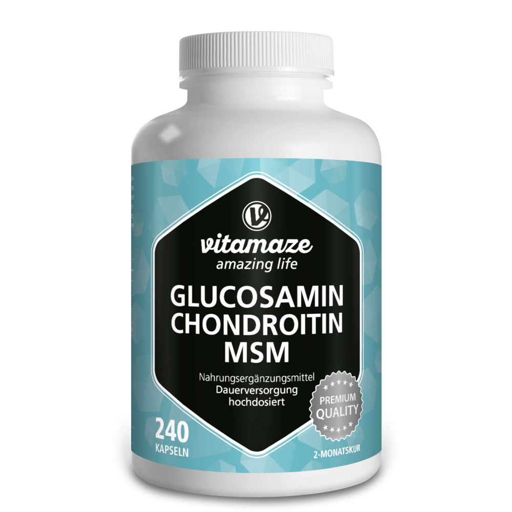 vitamaze GLUCOSAMIN CHONDROITIN MSM Vitamin C  240 St Kapseln
