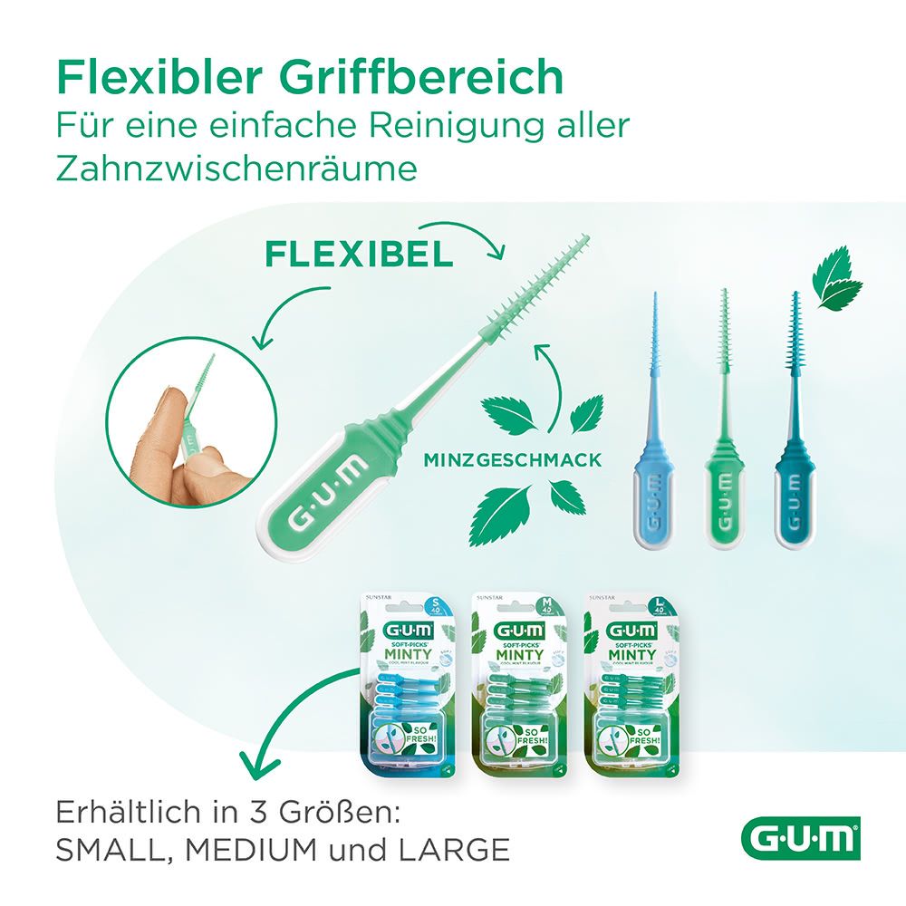 GUM SOFT-PICKS MINTY S 40 St Zahnbürste