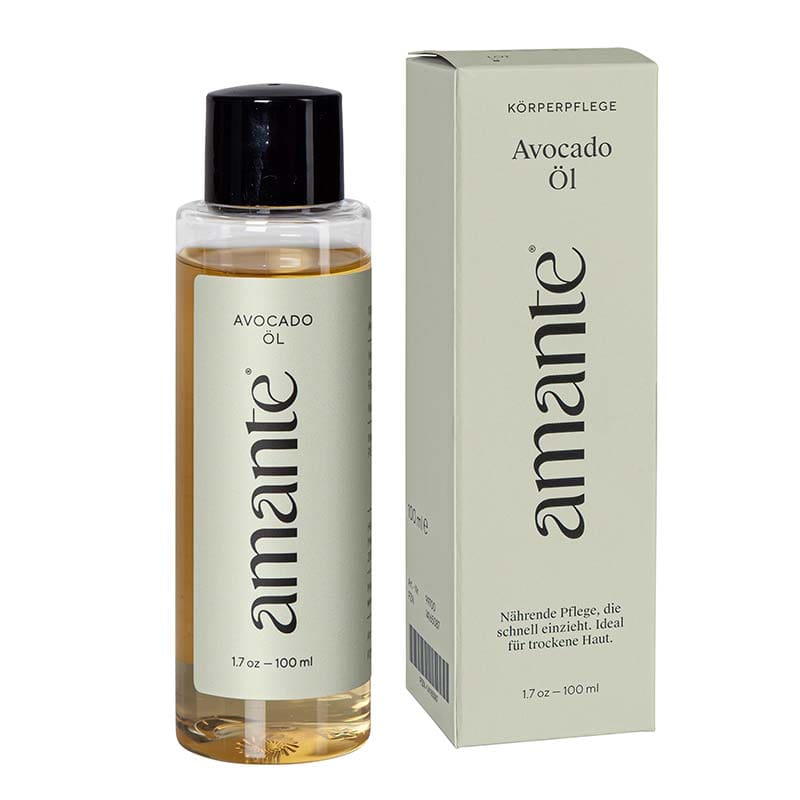 Avocado Öl 100% Rein Hautpflegeöl Amante  100 ml Öl
