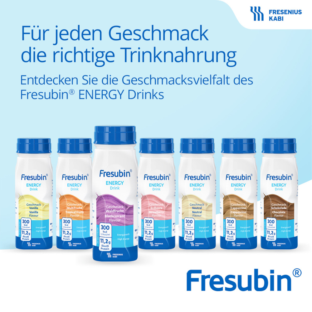 Fresubin Energy Trinknahrung Vanille 4X200 ml Lösung