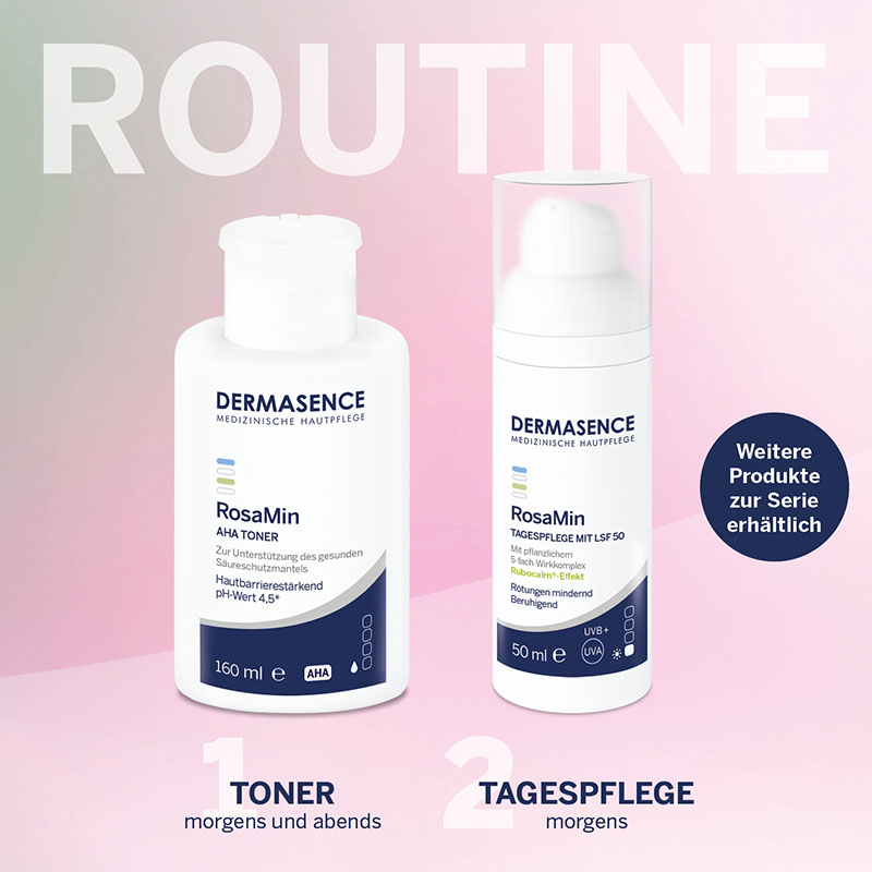 DERMASENCE RosaMin AHA TONER 160 ml Lösung
