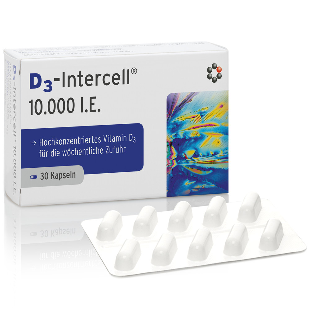 D3- Intercell 10.000 I.E: Kapseln  30 St Kapseln