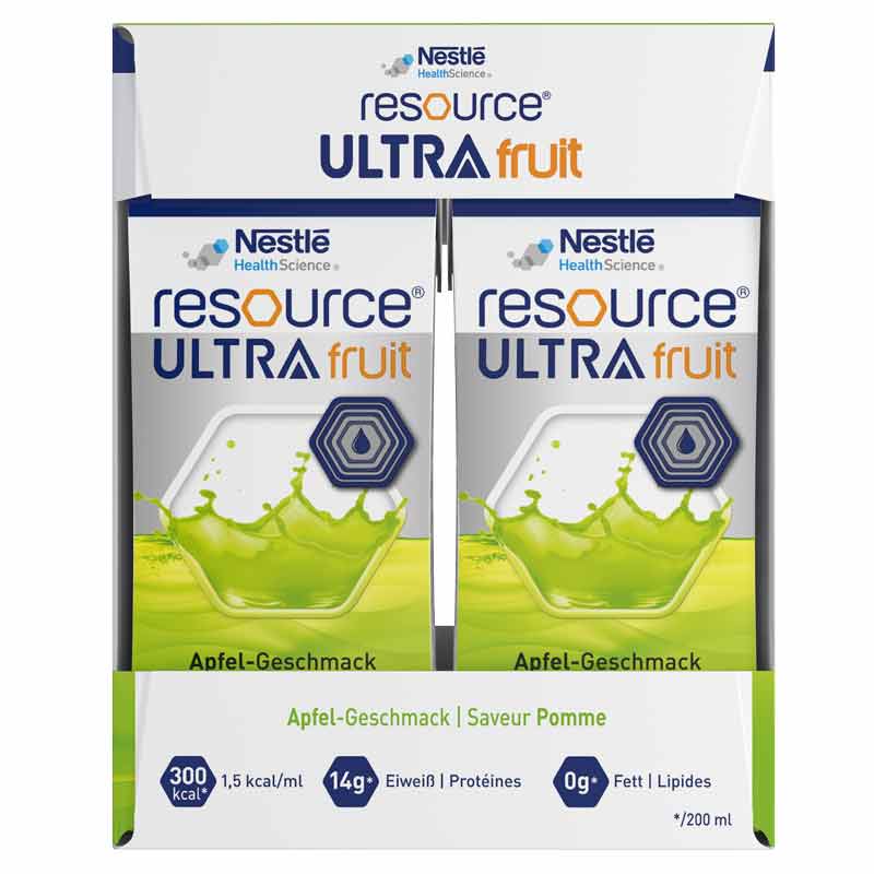 resource ULTRA fruit Apfel 4X200 ml Flüssigkeit