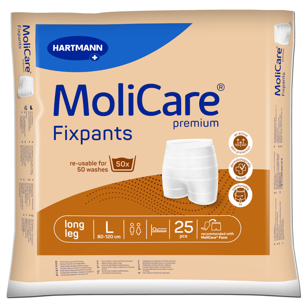 MOLICARE Premium Fixpants long leg Größe L 25 St