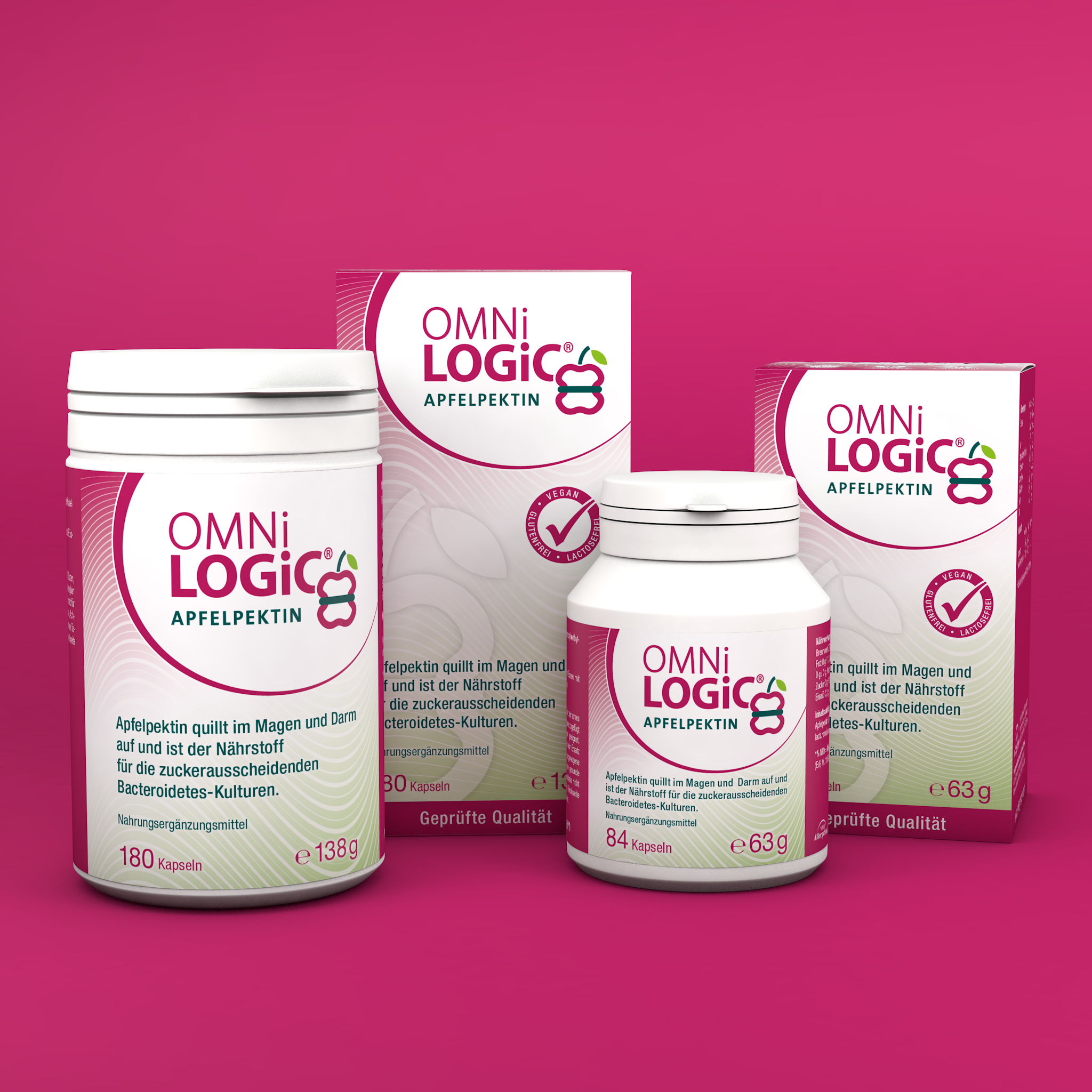 OMNi-LOGiC Apfelpektin 84 St Kapseln