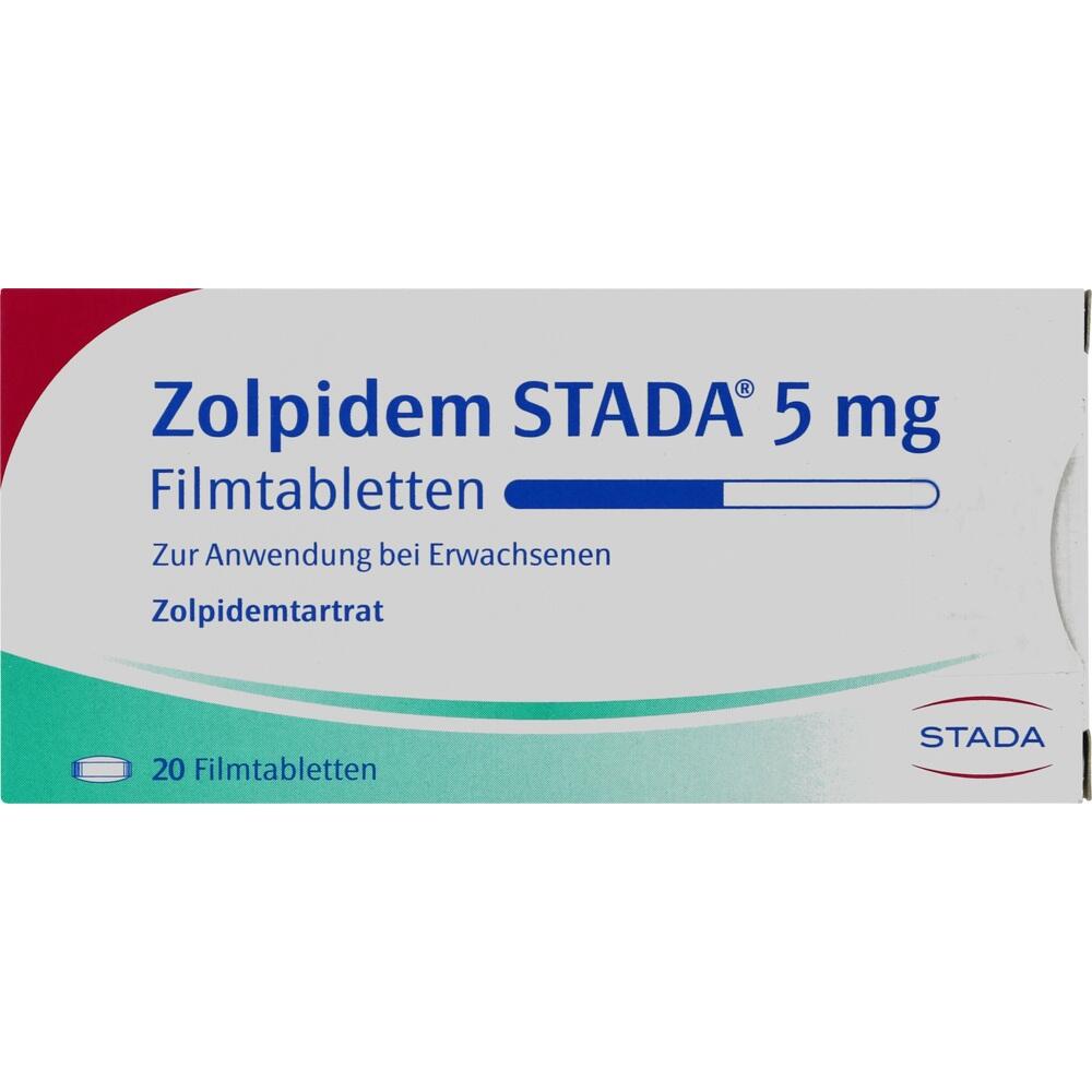 Zolpidem STADA 5mg 20 St Filmtabletten