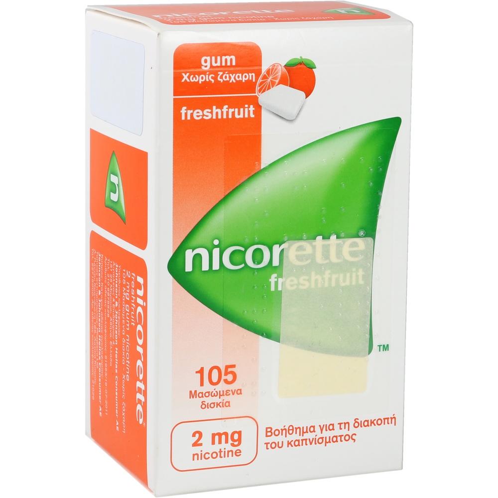 nicorette 2mg freshfruit 105 St Kaugummi