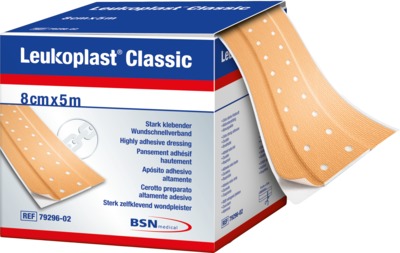 LEUKOPLAST Classic Pflaster 8 cmx5 m Rolle 1 St Pflaster