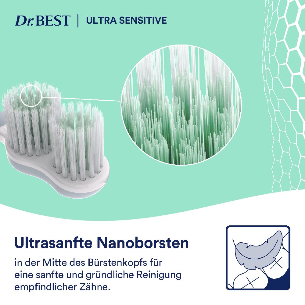 Dr. BEST ULTRA SENSITIVE ULTRA-SOFT 1 St Zahnbürste