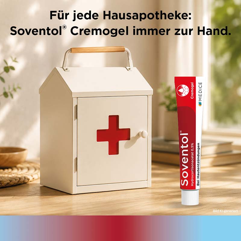 Soventol HydroCortisonACETAT 0,5% bei Hautentzündungen 30 g Creme