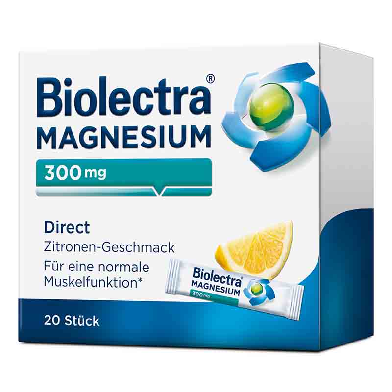 Biolectra MAGNESIUM 300mg Direct  20 St Pellets