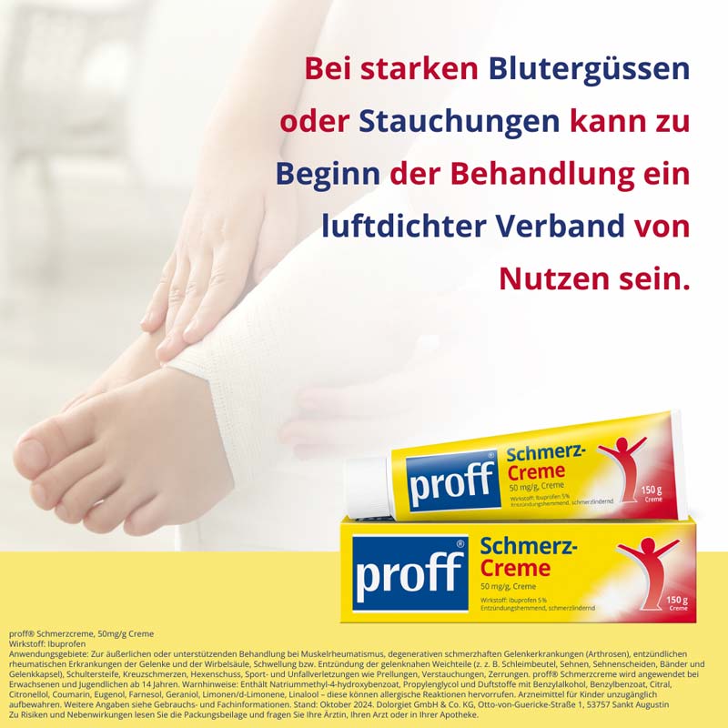 proff Schmerzcreme 50mg/g 150 g Creme