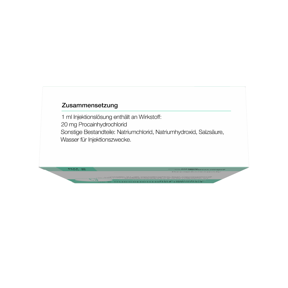Procain pharmarissano 2% Ampulle 2ml 10X2 ml Injektionslösung